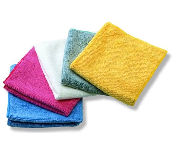Изображение товара Микрофибра махра 220гм2 цвет в ассортименте салфетка 30x30 см (10штупак) СПЕЦСНАБ МАХ10