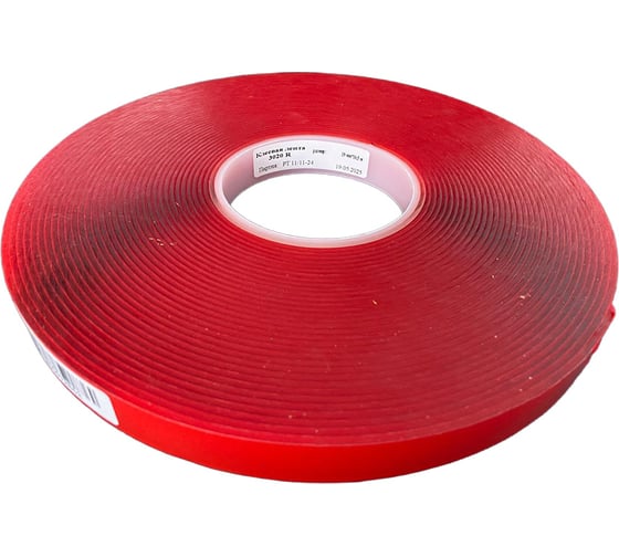 Изображение товара Вспененный акриловый скотч SV Tapes 3020R 19мм, 16.5м, толщиной 2мм VHB 3020R19.16,5