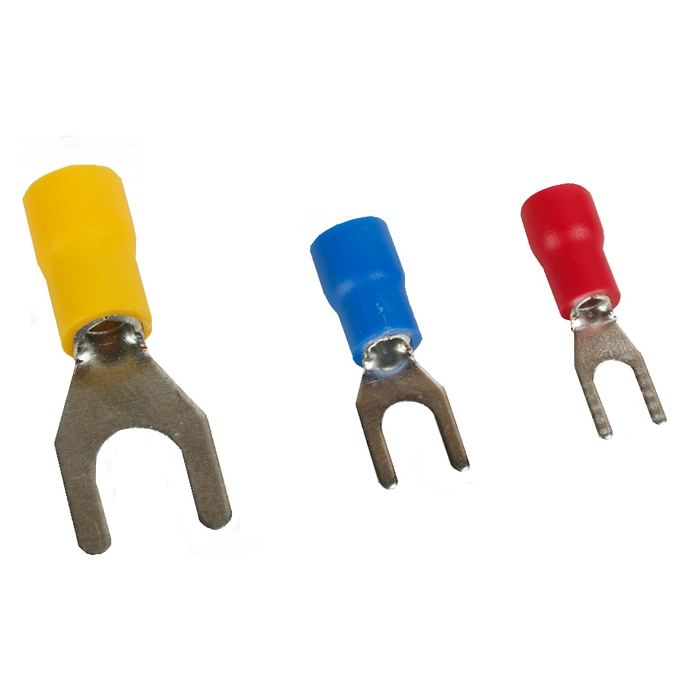 Изображение товара Наконечник вилочный КЭАЗ НВИ OptiKit T-V-PVC-1,25-3 100 шт луженая медь