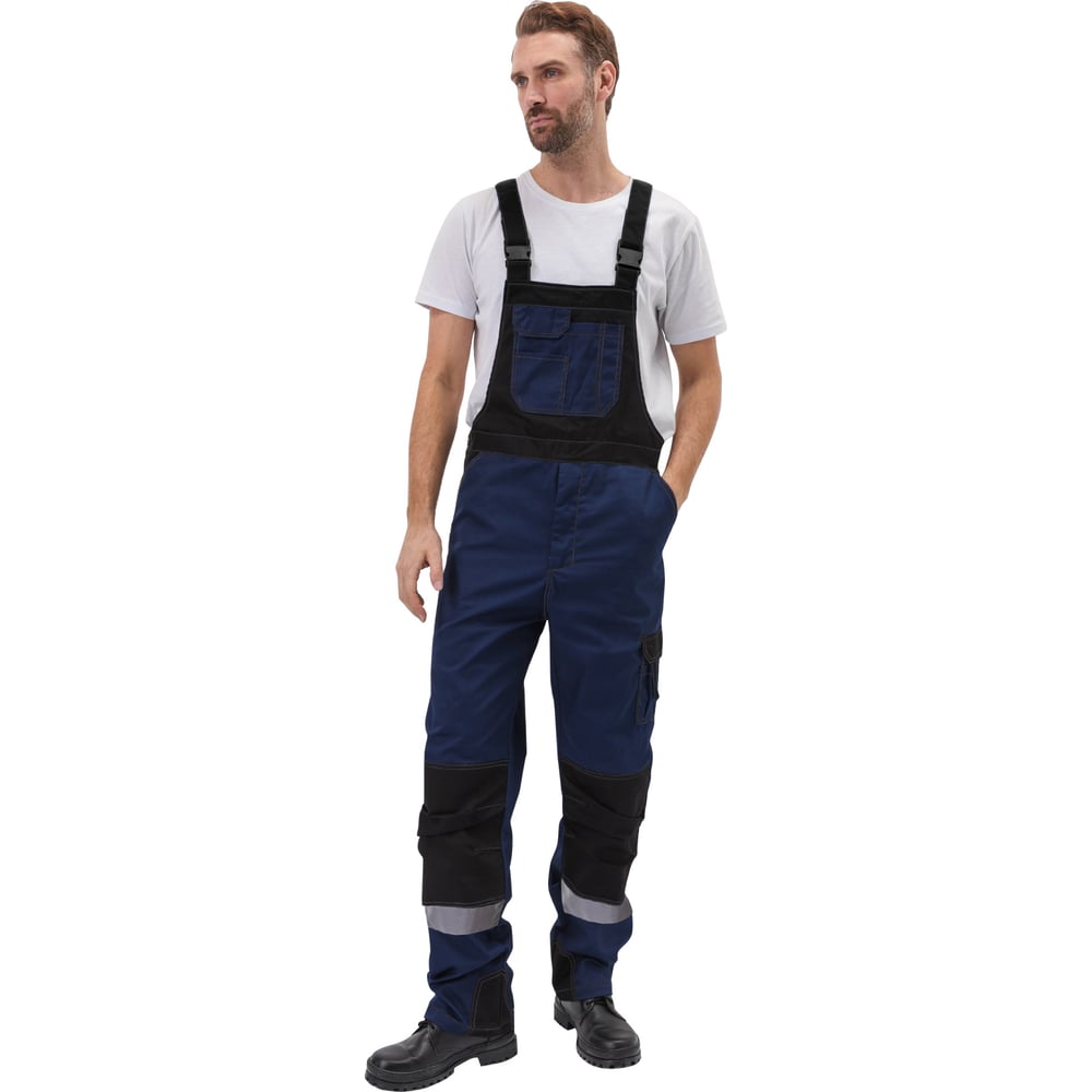 Изображение товара Полукомбинезон URSUS РОЛЬФ цвет: т. синий/черный тк. ТВИЛ-250 ПОЛ123-т.синий/черный; 52-54, 182-188 ПОЛ123 - Т.СИНИЙ/ЧЁРНЫЙ/52-54, 182-188