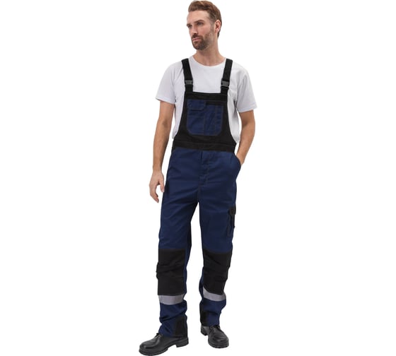 Изображение товара Полукомбинезон URSUS РОЛЬФ цвет: т. синий/черный тк. ТВИЛ-250 ПОЛ123-т.синий/черный; 56-58, 182-188 ПОЛ123 - Т.СИНИЙ/ЧЁРНЫЙ/56-58, 182-188