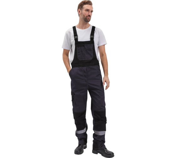 Изображение товара Полукомбинезон URSUS РОЛЬФ цвет: т. серый/черный тк. ТВИЛ-250 ПОЛ123-т.серый/черный; 44-46, 170-176 ПОЛ123-Т.СЕРЫЙ/ЧЁРНЫЙ /44-46, 170-176