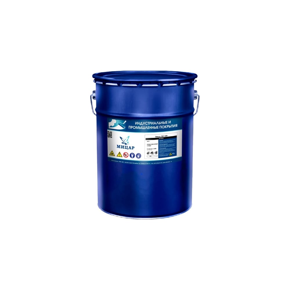 Изображение товара Эмаль Мицар КО-168, 0.8 кг, зеленая кремнийорганическая