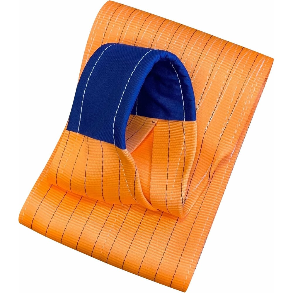 Изображение товара Текстильный петлевой строп ТРАСТ 10 т, 8000 мм, 300 мм, оранжевый