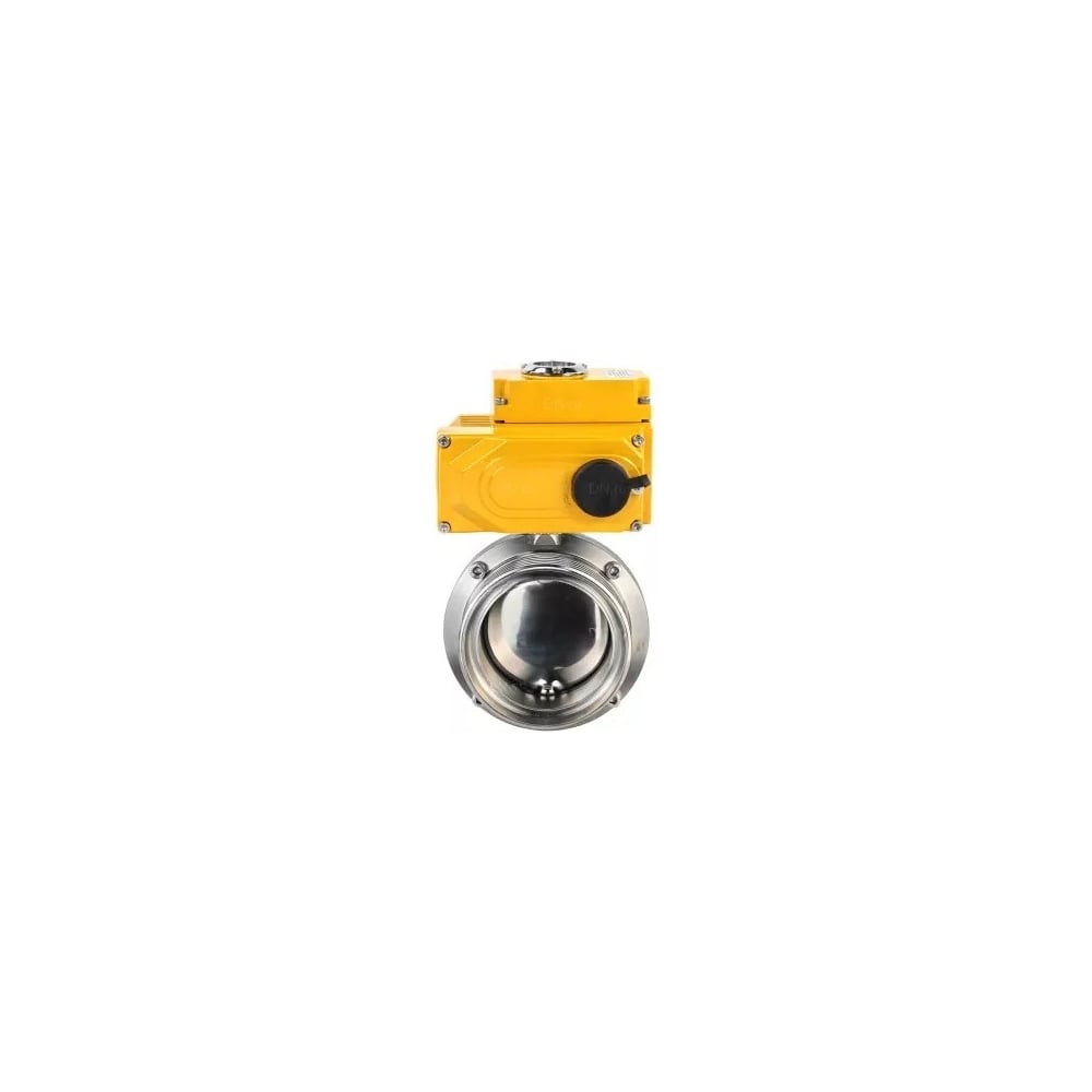 Изображение товара Затвор DN.ru дисковый 304-304-EPDM-2W-W-H Ду80 Ру10 нержавеющая сталь