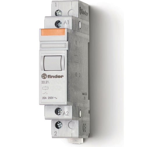 Изображение товара Модульное реле Finder 1НО контакт 20А, = 24В DC, 222190244000