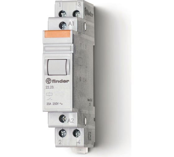 Изображение товара Модульное реле Finder 1НО + 1НЗ 20А, = 48В DC, 222390484000