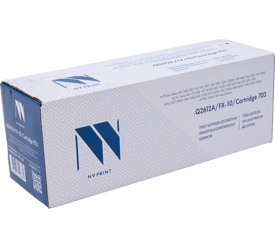 Изображение товара Совместимый картридж NV Print NVP HP LaserJet/Canon NV-Q2612A/FX-10/703