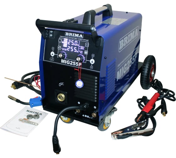 Изображение товара Сварочный полуавтомат инверторный Brima MIG-255P НП000001745