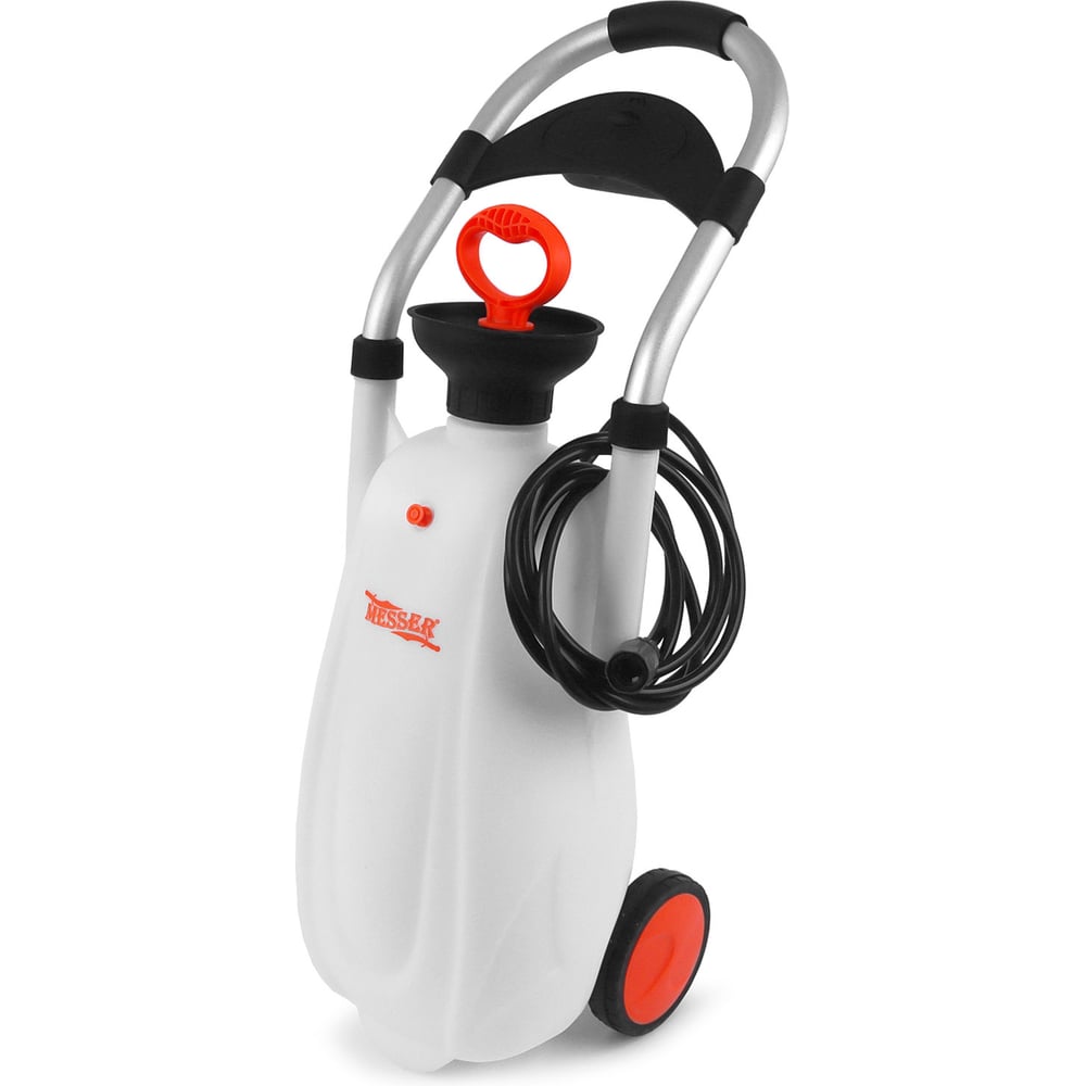 Изображение товара Бак MESSER для подачи воды на колесах 16 литров с ручным насосом