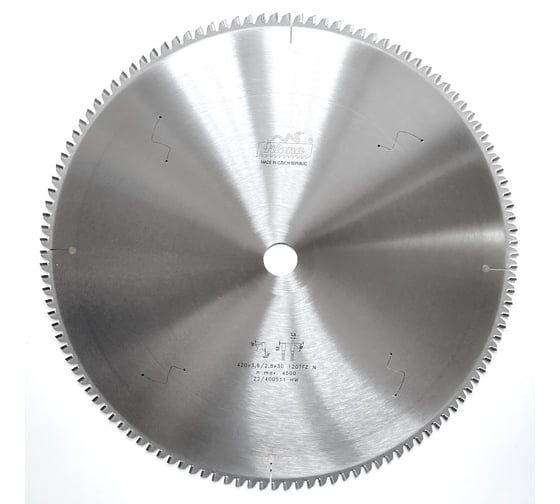 Изображение товара Пила дисковая TCT PILANA 420x3.6/2.8x30x120 87 TFZ N CT00650276