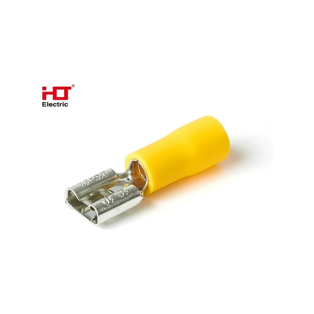 Изображение товара Разъем изолированный HLT Рпи-м 5.5-6-0.8 желтый 100шт. (5уп./уп.) 084-03-17