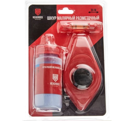 Изображение товара Шнур разметочный с мелом и уровнем HEADROCK 30м 570-172-030