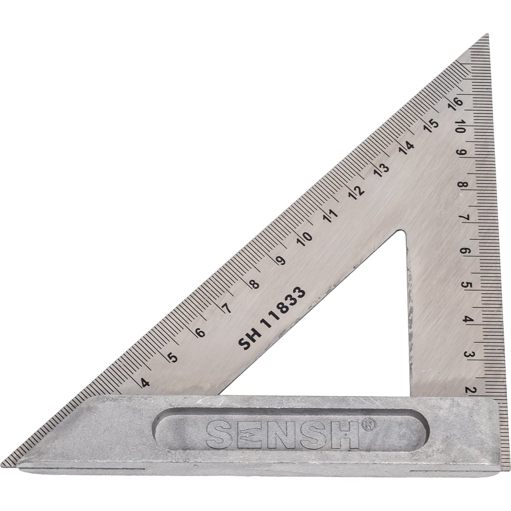 Изображение товара Угольник столярный 130 мм SENSH SH-11833 - измерительный инструмент для точных угловых работ