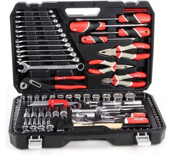 Изображение товара Набор инструментов YATO 1/2'', 122пр XXL YT-38901 371438901 092 1