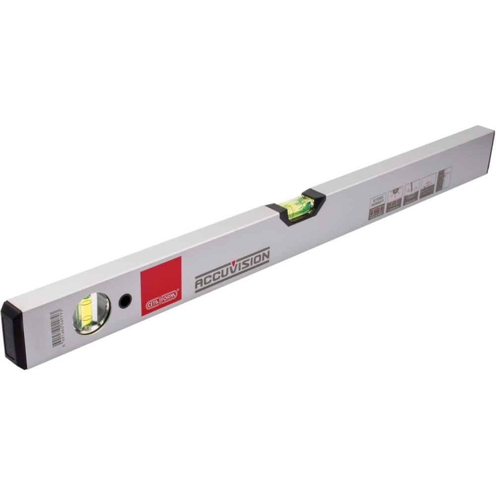 Изображение товара Строительный уровень CETA FORM 50 см алюминиевый корпус ACCUVISION 2 глазка P21-050