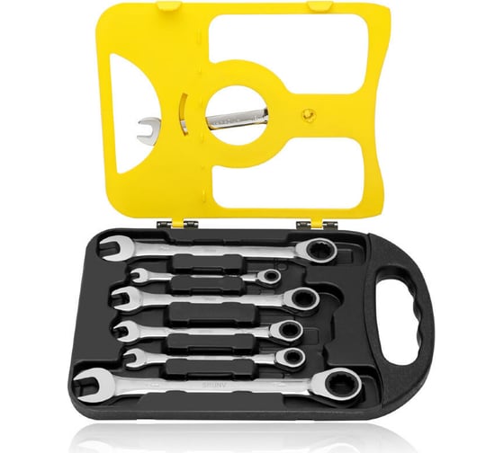 Изображение товара Набор трещоточных ключей GOODKING 7 предметов, в кейсе TK-1007