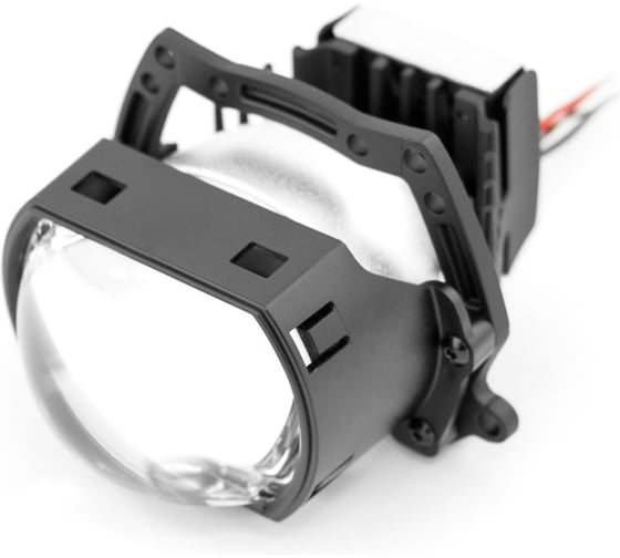 Изображение товара Светодиодные модули ближнего/дальнего света DYNAMIC VISION, линзованные, бескорпусные, 12В, 45ВТ, 5500К, 3 дюйма, компл. 2шт. MTF Light HL45K50S