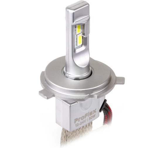 Изображение товара Светодиодные лампы серия ProFLEX H4/H19, 6000K, 3000lm, 12-24V, 30W, NO FAN, 2шт., компл. MTF Light PF04K5