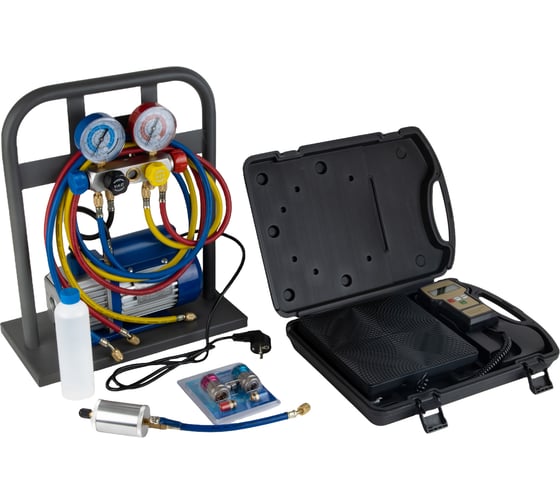 Изображение товара Ручная установка для заправки кондиционеров WIEDERKRAFT WDK-AC50