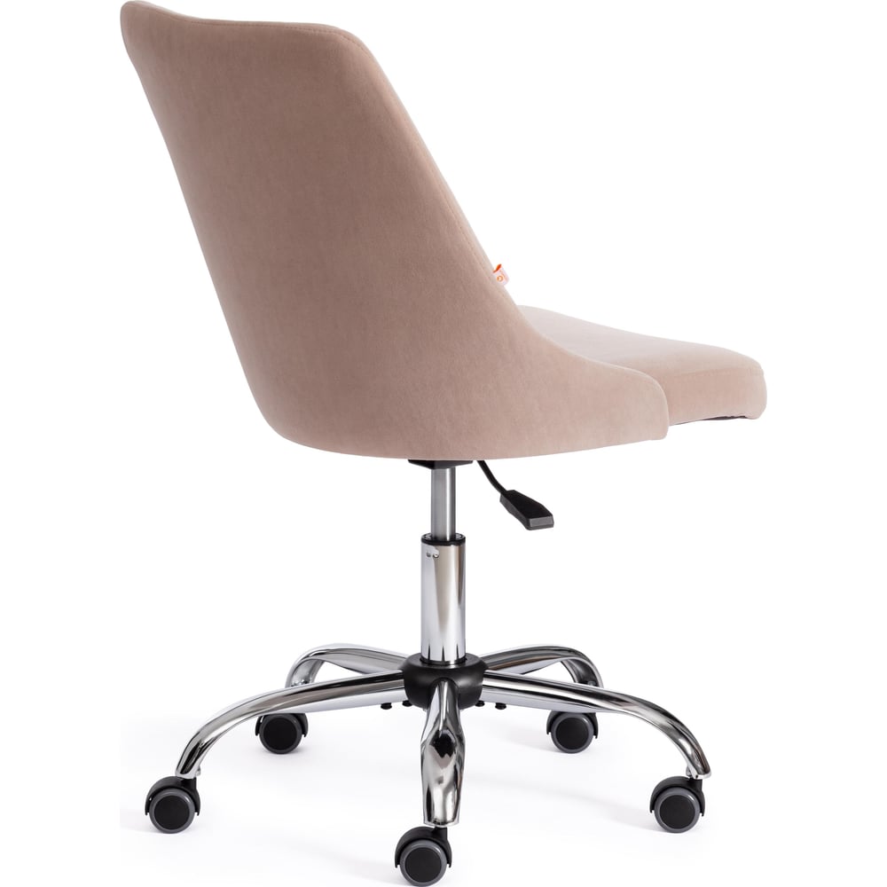 Изображение товара Офисное кресло TetChair SWAN флок бежевый современное комфортное регулировка высоты