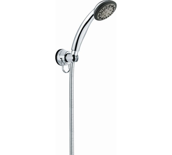 Изображение товара Душевой набор Bath Plus Без сверления: лейка, шланг, держатель самоклеящийся SS3010CPW