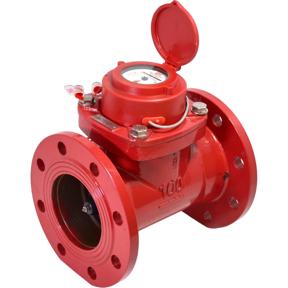 Изображение товара Счетчик горячей воды Водомер ТВСНТ 125 100л/имп чугун IP54