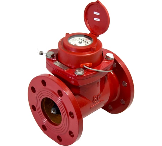 Изображение товара Счетчик горячей воды ООО "Водомер" ТВСНТ 80 (100л/имп) VM-1074-080-21B-54