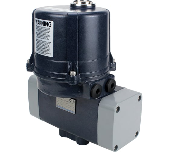 Изображение товара Электропривод четвертьоборотный DN.ru ЭПВП-005 с пружинным возвратом 220В НЗ/НО F07/10 50Нм D300-11476