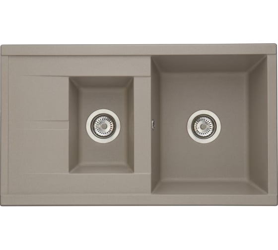 Изображение товара Мойка для кухни AQUATON Делия 87 серый шёлк 1A716232DE250