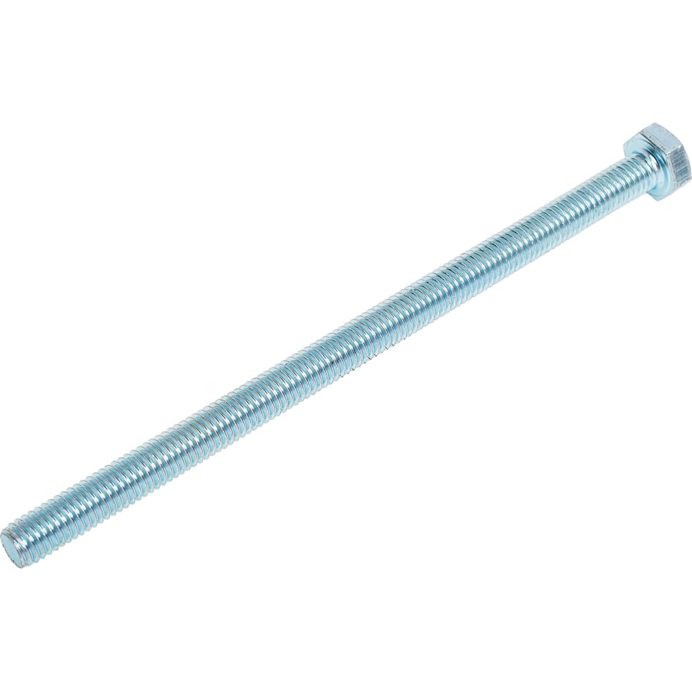 Изображение товара Болт ЦММ DIN 933 8x140, полная резьба, оцинкованная сталь, 50 шт