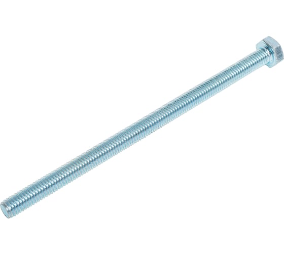 Изображение товара Болт ЦММ DIN 933, 8x140, полная резьба, кл.пр.8.8, оцинкованная сталь, 50 шт/~2.388 кг 0Т-00007450