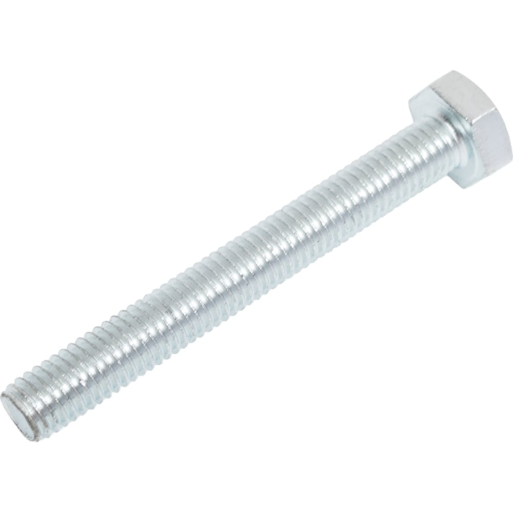 Изображение товара Болт М10x80 DIN 933 оцинкованный класс прочности 8.8, 50 шт