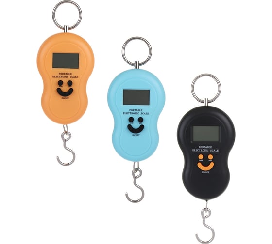 Изображение товара Безмен электронный VETTA вертикальный, ЖК-дисплей, макс. нагрузка 50кг, 2xААА, 3 цвета 487-012