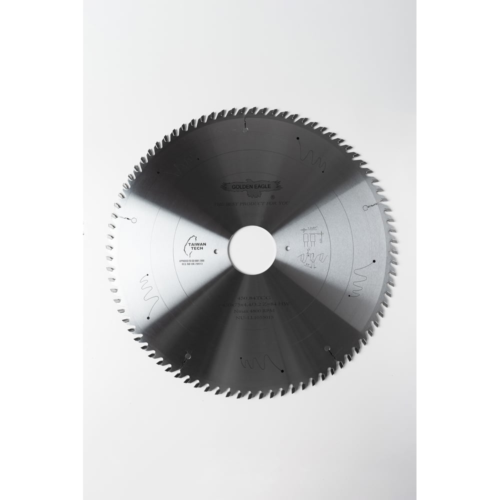 Изображение товара Пильный диск по дереву Golden Eagle HW 450x75x4,4/3,2 z84 TR-F KDT