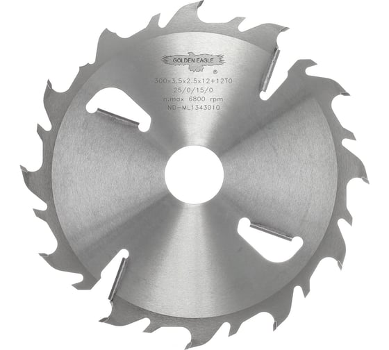 Изображение товара Пила дисковая Golden Eagle HW многопильная 300x50x3,5/2,5 z12+12+4 F GE TL26273