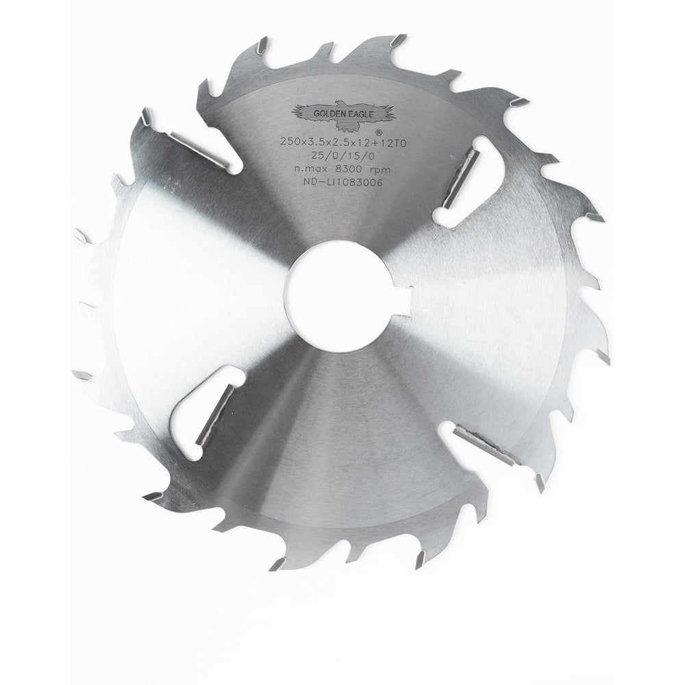 Изображение товара Пила дисковая Golden Eagle HW многопильная 250x50x3,5/2,5 z12+12+4 F GE TL26274