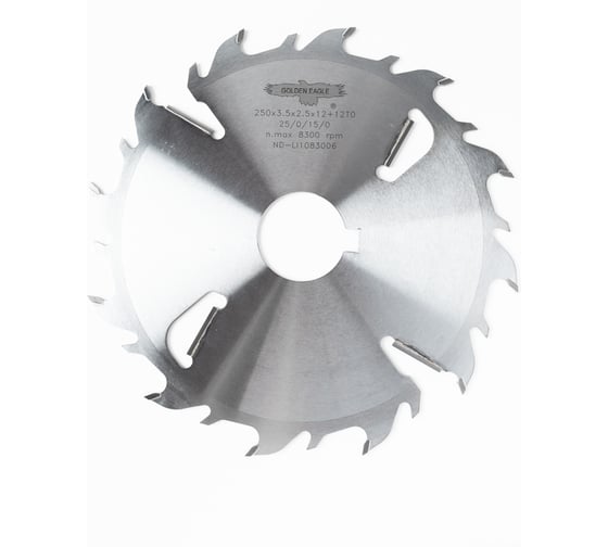 Изображение товара Пила дисковая Golden Eagle HW многопильная 250x50x3,5/2,5 z12+12+4 F GE TL26274