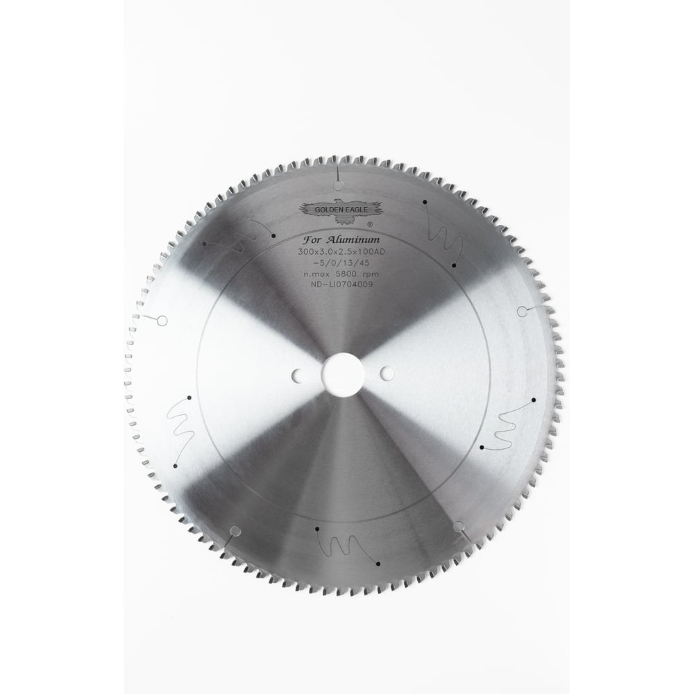 Изображение товара Дисковая пила Golden Eagle HW торцовочная 300x30x3,0/2,5 для ПВХ и алюминия