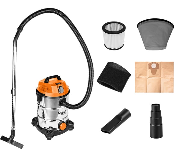 Изображение товара Строительный пылесос 1400 Вт, 30 л NEO Tools 04-738