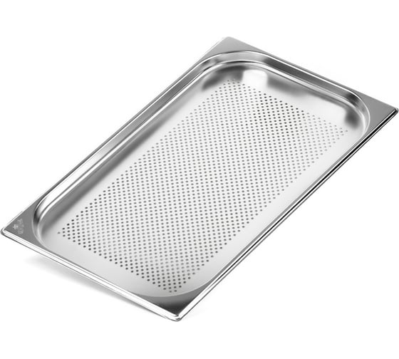 Изображение товара Гастроемкость перфорированная Luxstahl 3мм 1/1x1'' 530x325x25 га64