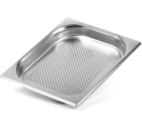 Изображение товара Гастроемкость перфорированная Luxstahl 3мм 1/2x1,5'' 327x265x40 га70