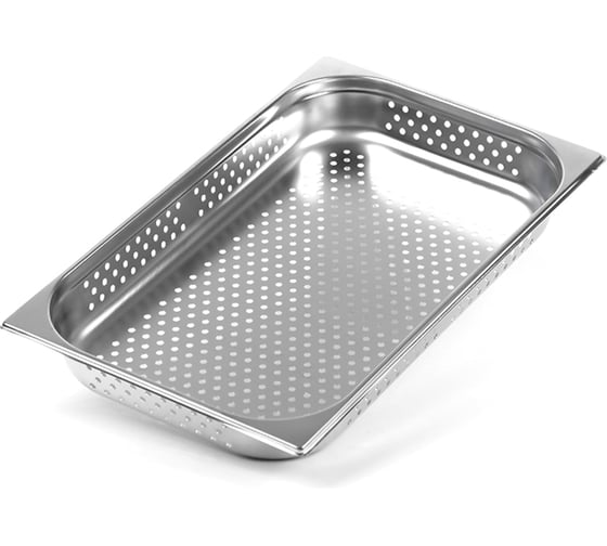 Изображение товара Гастроемкость перфорированная Luxstahl 5мм 1/1x2,5'' 530x325x65 га42