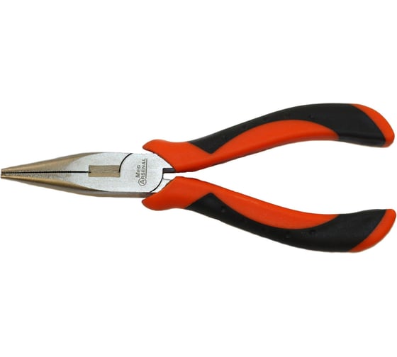 Изображение товара Длинногубцы MegArsenal PF6 никелированные 160 мм 779016.1221 / MA-40-1