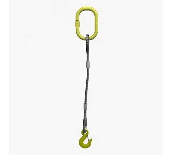 Изображение товара Строп канатный одноветвевой GPR 1СК 16 т, 9 м, втулка 4631177625404