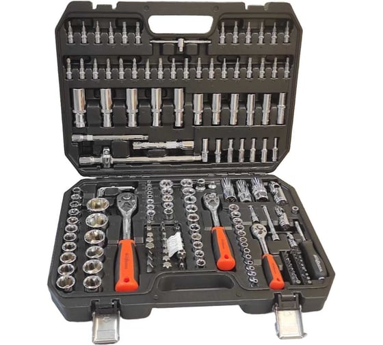 Изображение товара Набор ручного инструмента MegArsenal 172 предмета 6гр головкой МА-36-7