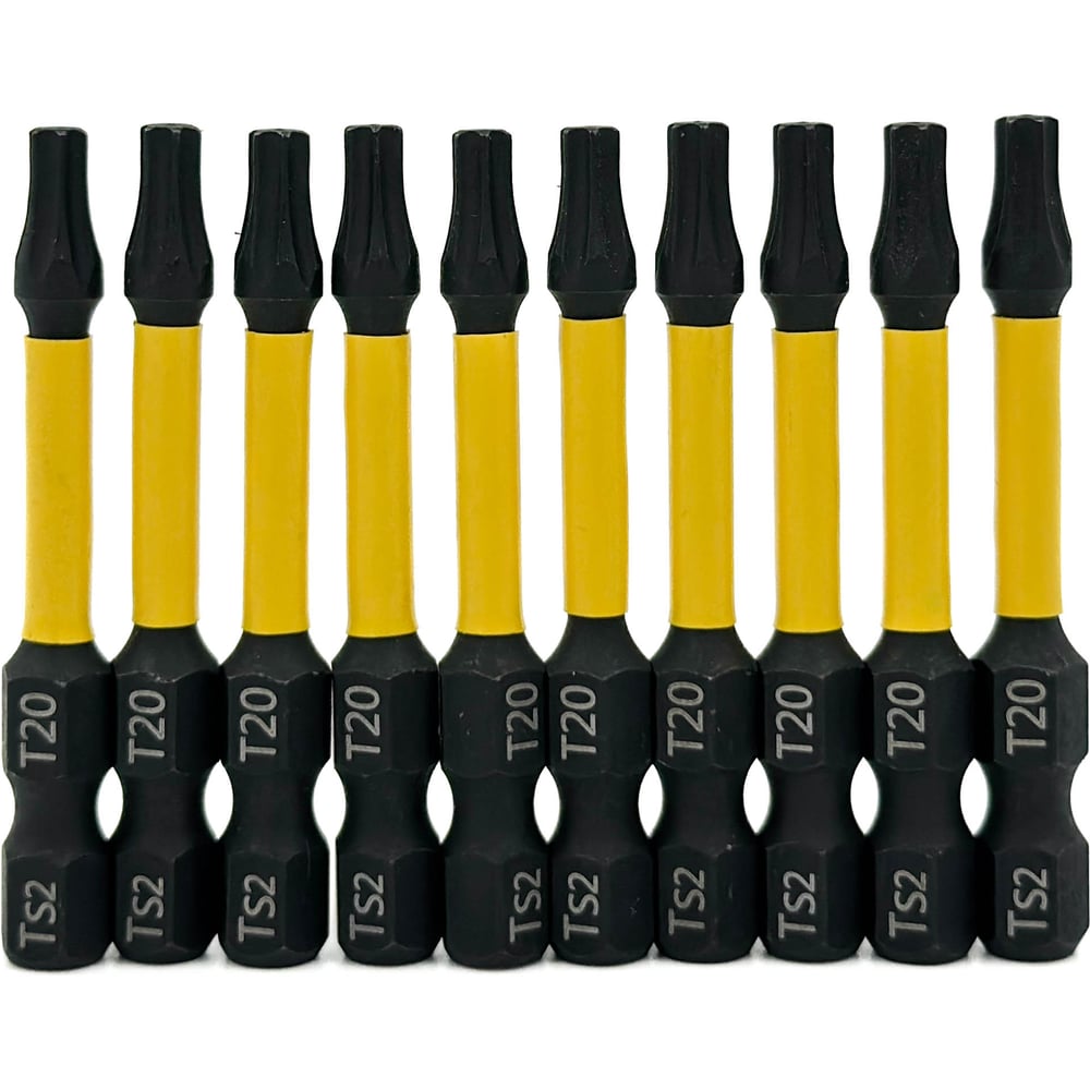 Изображение товара Набор магнитных битов SKOLE T20-50 10 шт для шуруповертных работ