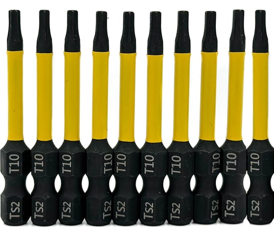 Изображение товара Бита магнитная SKOLE (BT2) 10 шт, T10-50, сталь S2 оригинал BT2-T1050