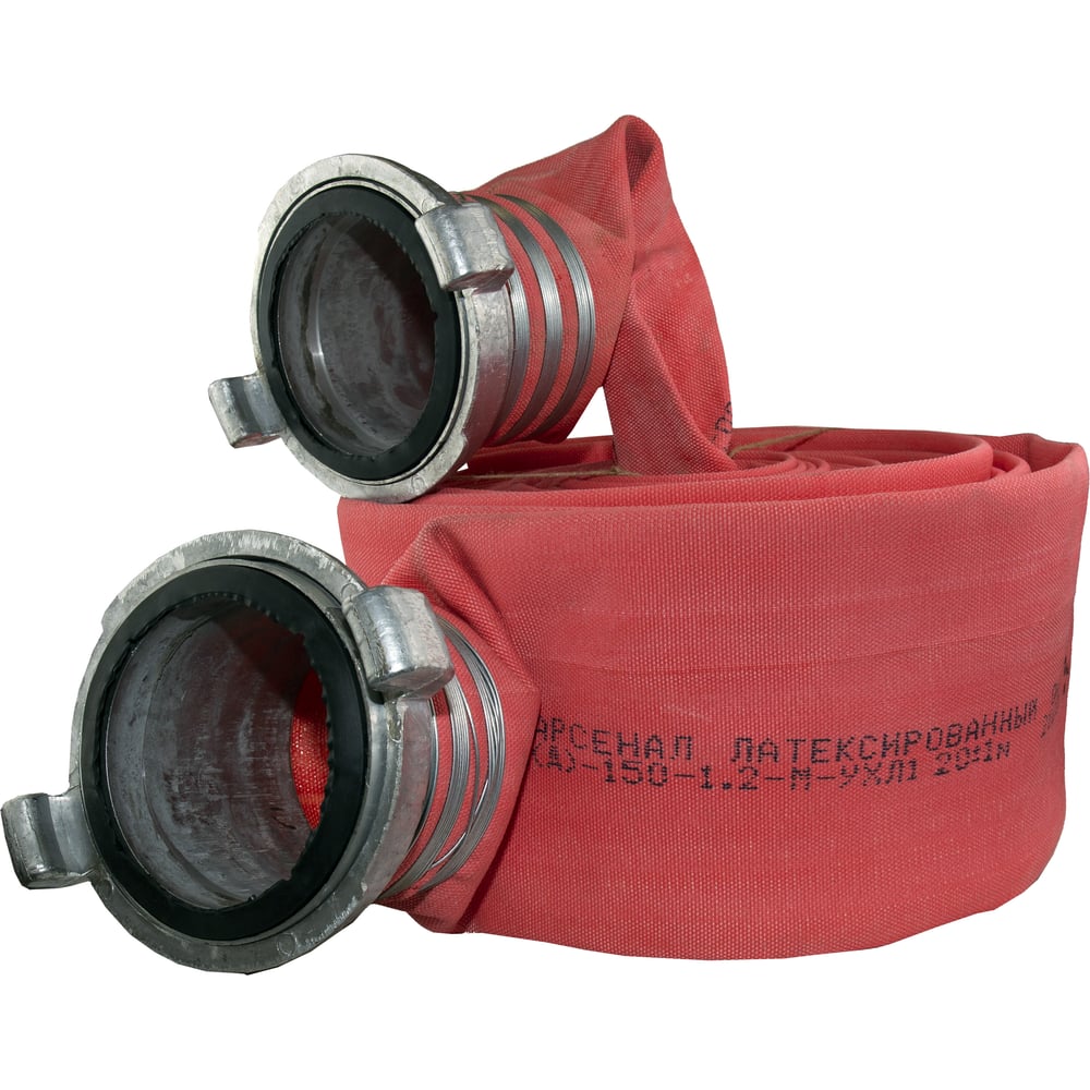 Изображение товара Рукав пожарный напорный Русарсенал Латексированный 20м 150мм МПа 1.2 напорный ал чистый Изображение товара Рукав пожарный напорный Русарсенал Латексированный 20м 150мм МПа 1.2 напорный ал чистый