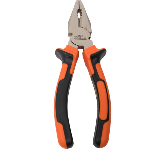 Изображение товара Плоскогубцы комбинированные (пассатижи) MegArsenal TS6 никелированные 160 мм 717036.1221 / MA-38-8 (6)
